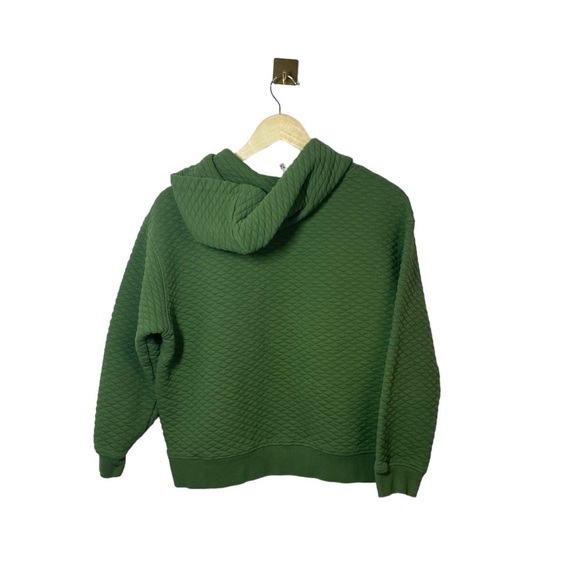 Zyia Active Women’s Pine Quilted Pullover Hoodie in Green Size M - Picture 6 of 11